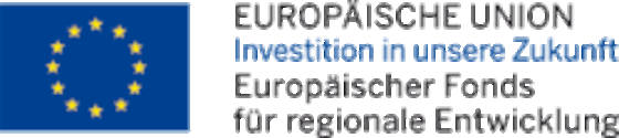 Dieses Vorhaben wurde aus Mitteln des Europäischen Fonds für regionale Entwicklung (EFRE) gefördert. EU-Förderhinweis